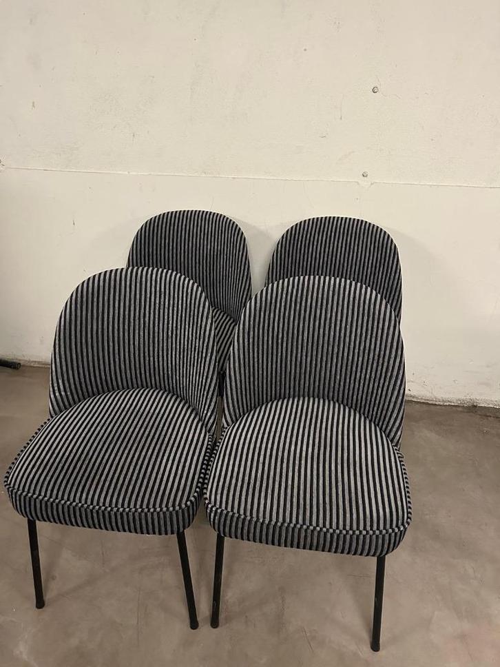 EETKAMER-STOELEN diverse modellen, Huis en Inrichting, Stoelen, Nieuw, Vier, Metaal, Stof, Overige kleuren, Ophalen