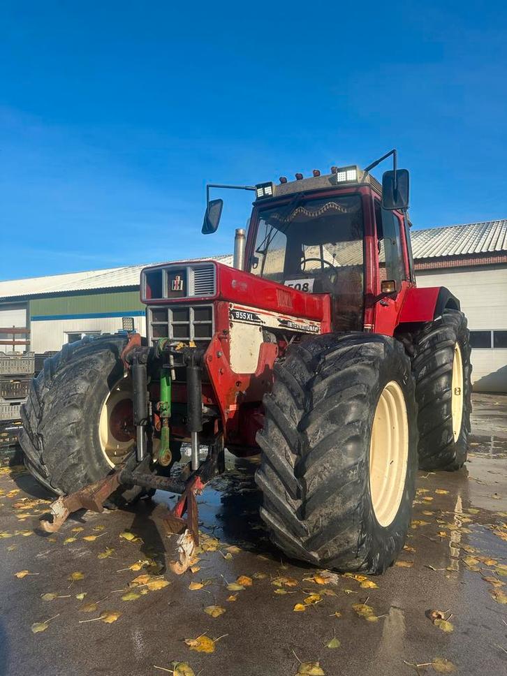 International 955XL 4WD met Fronthef & Kruipbak, Zakelijke goederen, Agrarisch | Tractoren, meer dan 10000, Case IH, 80 tot 120 Pk