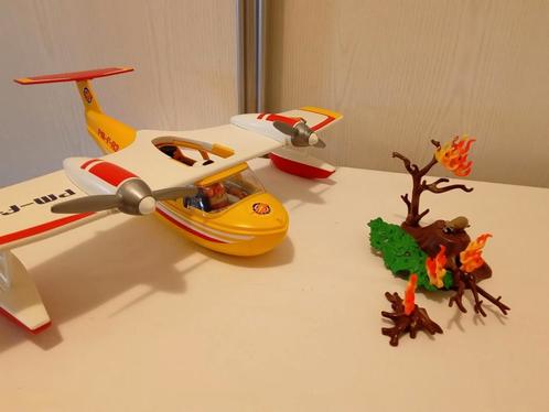 Playmobil 5560 blusvliegtuig compleet, Kinderen en Baby's, Speelgoed | Playmobil, Zo goed als nieuw, Complete set, Ophalen of Verzenden