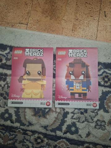 Lego BrickHeadz Belle en het Beest - ALLEEN BOEKJES beschikbaar voor biedingen