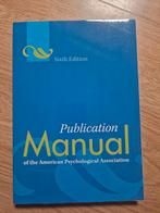 Publication Manual, Boeken, Studieboeken en Cursussen, Ophalen of Verzenden, Zo goed als nieuw, WO