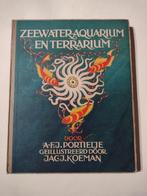 Verkade album zeewateraquarium en terrarium uit 1930 compl., Antiek en Kunst, Ophalen, Portielje