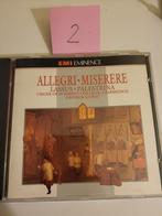 Allegri Miserere - Vocaal Klassiek, Ophalen of Verzenden