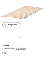 Lattenbodem 90x200 Ikea, Huis en Inrichting, Slaapkamer | Matrassen en Bedbodems, Ophalen, 90 cm, Eenpersoons, Zo goed als nieuw