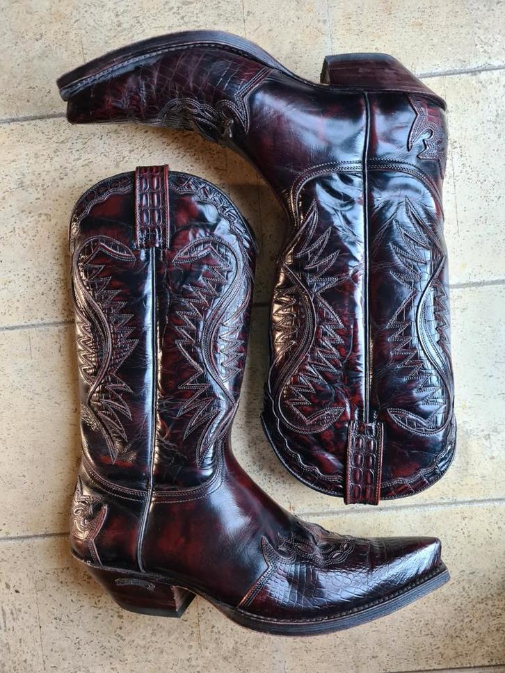 Sendra cowboy laarzen mt 44.Western boots.Bordeaux rood.zgan, Kleding | Heren, Schoenen, Zo goed als nieuw, Boots, Overige kleuren