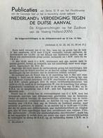 gevechtsverslag mobilisatie mei 1940 alblasserdam dordrecht, Verzamelen, Nederland, Boek of Tijdschrift, Landmacht, Verzenden
