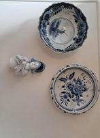 Delfts Blauw Bonbonschaaltje, Kom & Beeldje, Ophalen