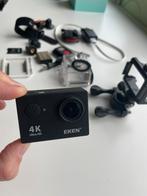 Eken action camera met accessoires, Zo goed als nieuw, Ophalen