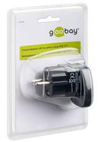 GoobayTravel Adapter voor Britse 3poot naar Euro 2poot geaar, Ophalen of Verzenden, Nieuw, Stekker