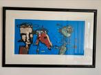 Herman Brood Zeefdruk Ode aan Lucebert, Antiek en Kunst, Kunst | Litho's en Zeefdrukken, Ophalen of Verzenden