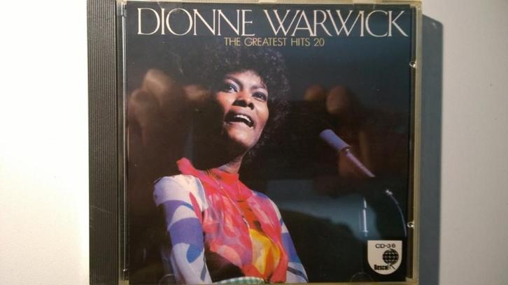 Dionne Warwick - 20 Greatest Hits, Cd's en Dvd's, Cd's | R&B en Soul, Zo goed als nieuw, Soul of Nu Soul, 1980 tot 2000, Ophalen of Verzenden