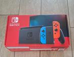 Nintendo Switch V2 Upgrade 2019 - Blauw/Rood, Spelcomputers en Games, Spelcomputers | Nintendo Switch, Ophalen of Verzenden, Zo goed als nieuw