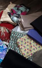 Doos vol met verschillende  lapjes stof 5 euro, Ophalen, Overige kleuren, 120 cm of meer, Zo goed als nieuw