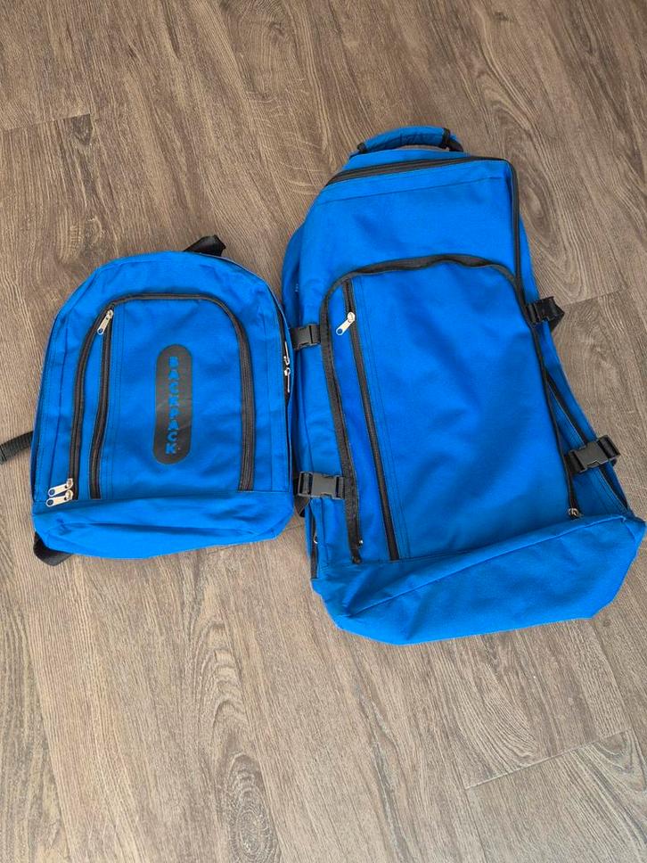 Wandelrugzak - Blauw, Sieraden, Tassen en Uiterlijk, Tassen | Rugtassen, Zo goed als nieuw, Overige merken, 25 tot 40 cm, 45 tot 60 cm