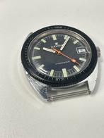 Edox Hydrostar diver 60s horloge, Staal, Met bandje, Polshorloge, 1960 of later