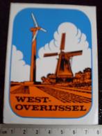 sticker west-overijssel logo windmolens energie vintage, Verzamelen, Stickers, Overige typen, Zo goed als nieuw, Verzenden