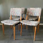 Set 4 vintage Italiaans design Tecno stoelen Eugenio Gerli, Vier, Gebruikt, Metaal, Ophalen