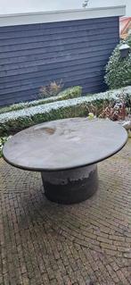 Hardstenen tuintafel, Tuin en Terras, Tuintafels, Ophalen, Gebruikt, Rond, Overige materialen