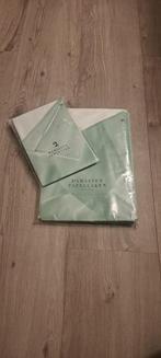 Mintgroen Damast tafelkleed incl 2 bijbehorende servetten, Huis en Inrichting, Tafelkleden, Ophalen of Verzenden, Nieuw, Rechthoek