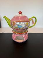 Theepot met rechaud blond Amsterdam, Blond Amsterdam, Overige typen, Ophalen of Verzenden, Zo goed als nieuw