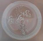 Glazen Serveerschaal met Aardbeienmotief - 31 cm, Ophalen, Glas, Overige stijlen, Schaal of Schalen