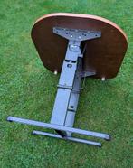 camper/ caravantafel wit blad met zwarte poot, Ophalen, Zo goed als nieuw