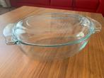 Pyrex ovenschaal ovaal 4,6 liter met deksel, Ophalen of Verzenden, Zo goed als nieuw, Glas, Overige typen