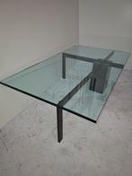 Glazen salontafel, Huis en Inrichting, Ophalen, Minder dan 50 cm, Rechthoekig, 100 tot 150 cm