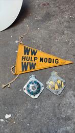 Schildjes en vlag ANWB wegenwacht, Ophalen, Zo goed als nieuw