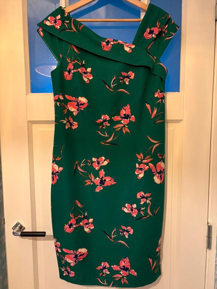 Groene bloemenjurk van Steps, maat 38, Kleding | Dames, Jurken, Zo goed als nieuw, Maat 38/40 (M), Groen, Boven de knie, Ophalen of Verzenden