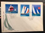 Drie zeldzame FDC’s Polen/Polska!!, Watersport en Boten, Ophalen of Verzenden