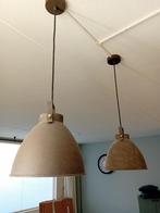 Hanglampen, 2 stuks, betonlook bruin, Minder dan 50 cm, Zo goed als nieuw, Ophalen