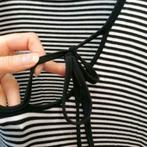 Tuzzi soepel vallend (strand) jurkje zwart /wit mt 42 35822, Tuzzi, ., Zwart, Maat 42/44 (L)