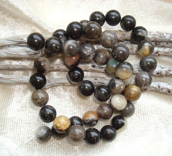 Snoer flower amazoniet 8 mm., Hobby en Vrije tijd, Kralen en Sieraden maken, Nieuw, Kraal, Ophalen of Verzenden