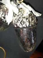 Zilveren eikels Kerstornament glas, Verzenden, Nieuw