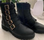 Zwart Hush Puppy’s leer en Beige laarzen (leer), Meisje, Nieuw, Ophalen of Verzenden, Laarzen