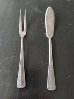 set of vintage silver-plated cutlery antiek verzilverd, Ophalen of Verzenden