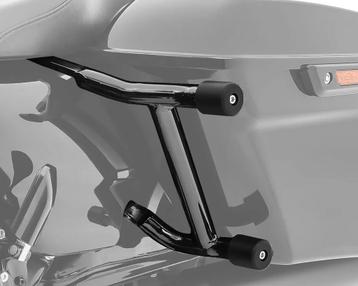 Harley-Davidson koffer beschermers valbeugel.  beschikbaar voor biedingen