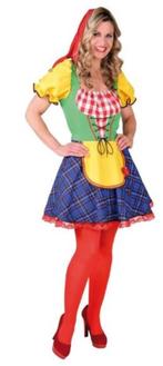 Leuke geel/rood/groen/blauw KABOUTER jurk, Ophalen, Carnaval, Kleding, Maat 36 (S)
