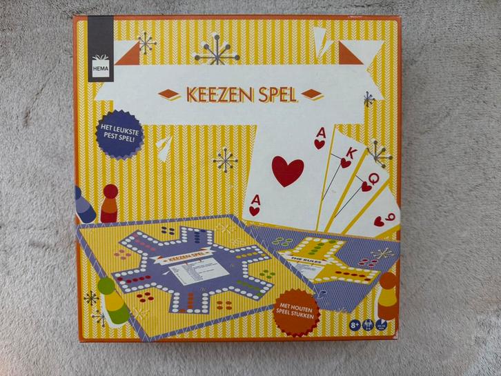 Keezenspel, Hobby en Vrije tijd, Gezelschapsspellen | Bordspellen, Zo goed als nieuw, Ophalen of Verzenden