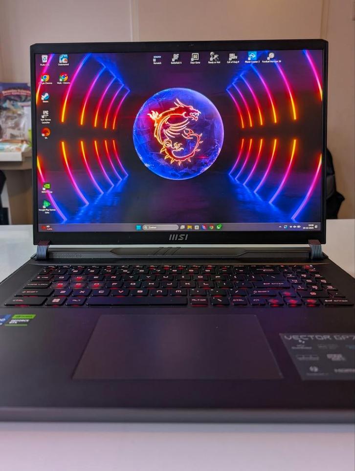 MSI Gaming Laptop 17 inch. Vector GP78HX 13VH-222NL, Computers en Software, Windows Laptops, Zo goed als nieuw, 17 inch of meer