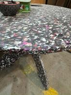 2 x industrial strength bijzet tafels, Tuin en Terras, Tuintafels, Ophalen of Verzenden, Gebruikt, Rond, Kunststof