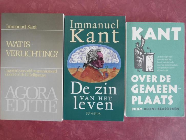Immanuel Kant Wat is verlichting De zin van het leven Over, Boeken, Filosofie, Zo goed als nieuw, Ophalen of Verzenden