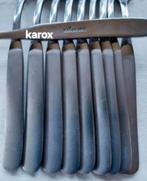 Karox bestek 18/10 set vorken twee soorten metaal, Huis en Inrichting, Ophalen of Verzenden, Gebruikt, Rvs of Chroom