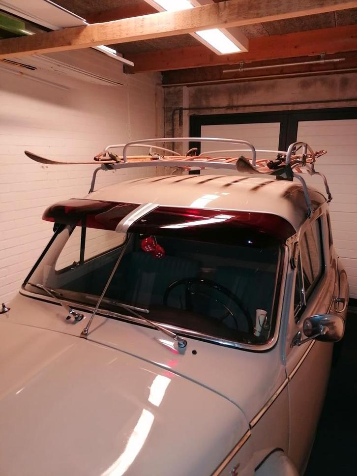 Dakimperiaal Volvo P544. Gelakte houten latten. Zeer mooi.,, Auto diversen, Dakdragers, Nieuw, Ophalen of Verzenden