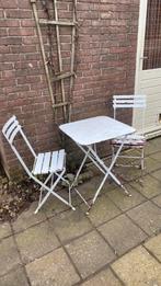 Voor de doe het zelver leuk tafeltje met twee stoelen, Overige materialen, Gebruikt, Eettafel, Tuinset