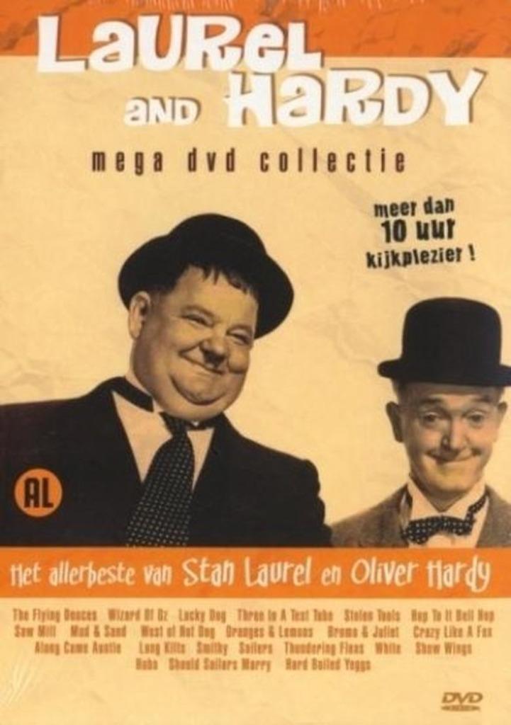 Laurel & Hardy - Mega Dvd Collection, Cd's en Dvd's, Dvd's | Komedie, Zo goed als nieuw, Actiekomedie, Alle leeftijden, Ophalen of Verzenden