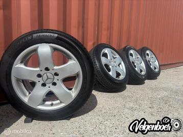 Mercedes C klasse velgen + Zomerbanden | 4-5mm | 16” beschikbaar voor biedingen