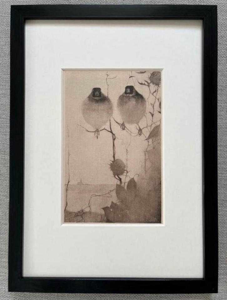 Jan Mankes 1889-1920 / Puttertjes in Avondsschemering 1923, Antiek en Kunst, Kunst | Etsen en Gravures, Ophalen of Verzenden