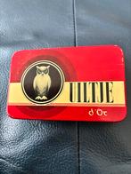 Vintage Uiltje Sigarendoosje Metaal, Verzamelen, Blikken, Ophalen of Verzenden, Gebruikt, Overige, Overige merken